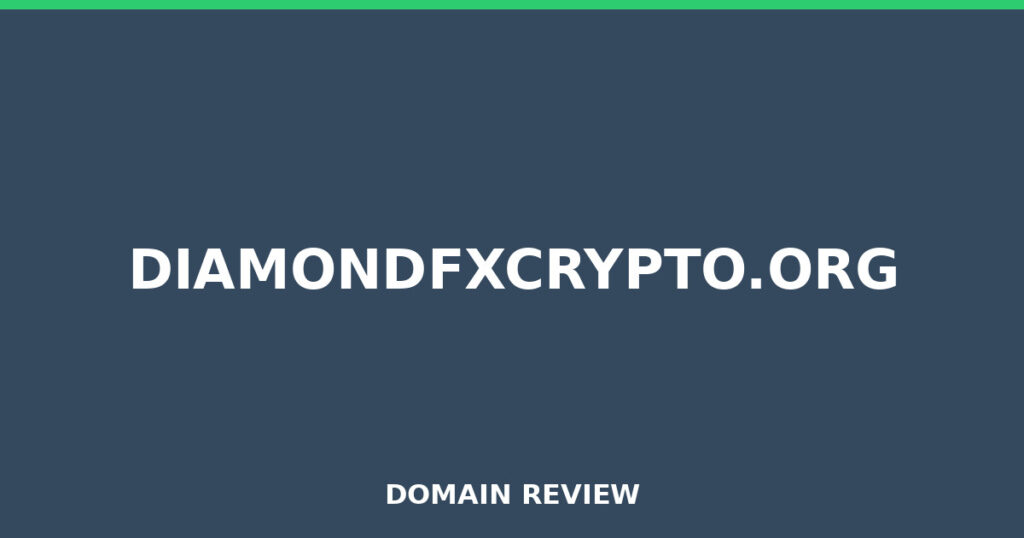 DIAMONDFXCRYPTO.ORG review 2025 - Domain review placeholder image for diamondfxcrypto.org