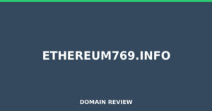 ethereum769.info Review 2025 – Detailed Analysis