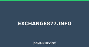 exchange877.info Review 2025 – Detailed Analysis