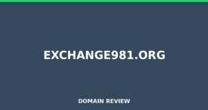 exchange981.org Review 2025 – Detailed Analysis