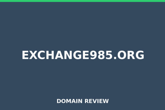 EXCHANGE985.ORG review 2025 - Domain review placeholder image for exchange985.org