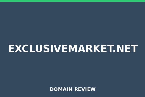 EXCLUSIVEMARKET.NET review 2025 - Domain review placeholder image for exclusivemarket.net