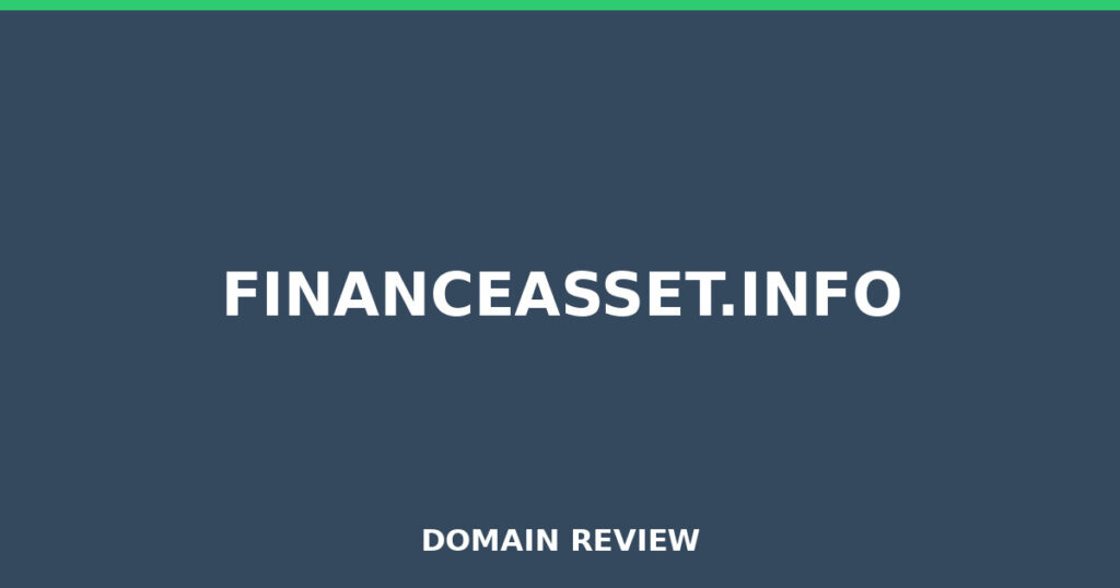 FINANCEASSET.INFO review 2025 - Domain review placeholder image for financeasset.info