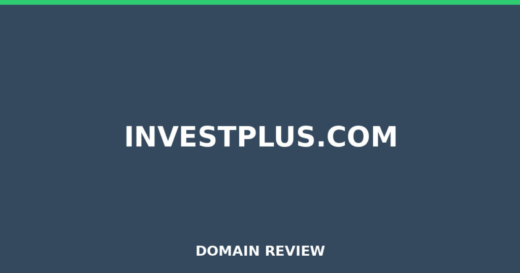 INVESTPLUS.COM review 2025 - Domain review placeholder image for investplus.com