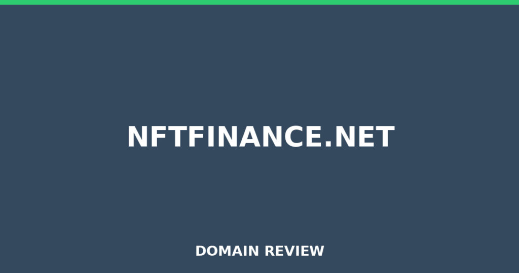 NFTFINANCE.NET review 2025 - Domain review placeholder image for nftfinance.net