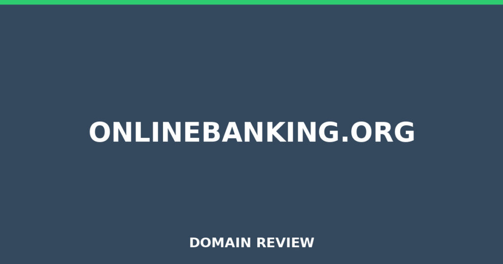 ONLINEBANKING.ORG review 2025 - Domain review placeholder image for onlinebanking.org