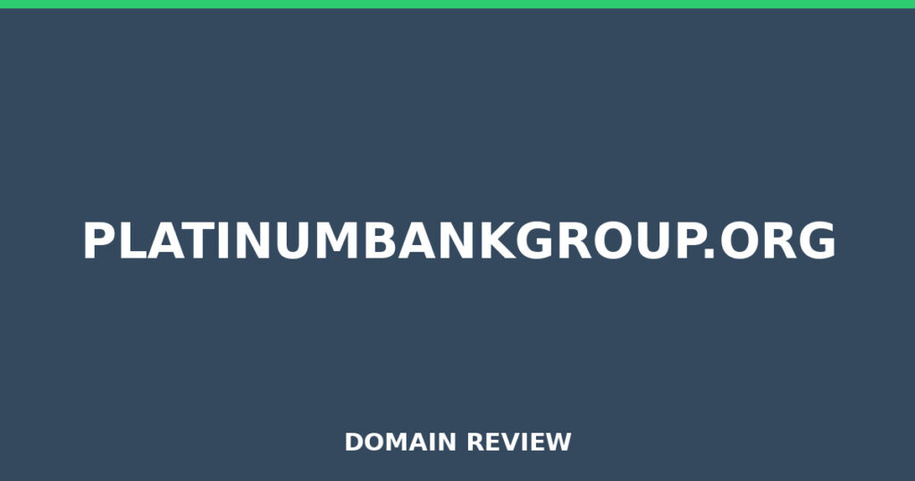 PLATINUMBANKGROUP.ORG review 2025 - Domain review placeholder image for platinumbankgroup.org