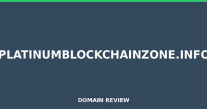 platinumblockchainzone.info 2025 Review – Legitimacy Check