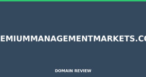 premiummanagementmarkets.com Review 2025 – Detailed Analysis
