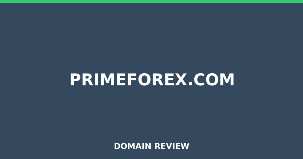 PRIMEFOREX.COM review 2025 - Domain review placeholder image for primeforex.com