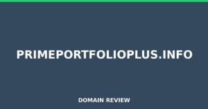 primeportfolioplus.info Review 2025 – Detailed Analysis