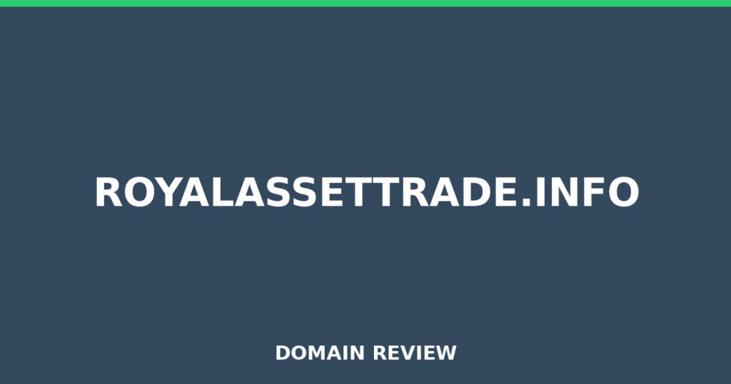 ROYALASSETTRADE.INFO-Rezension 2025 – Platzhalterbild für die Domain-Rezension für royalassettrade.info