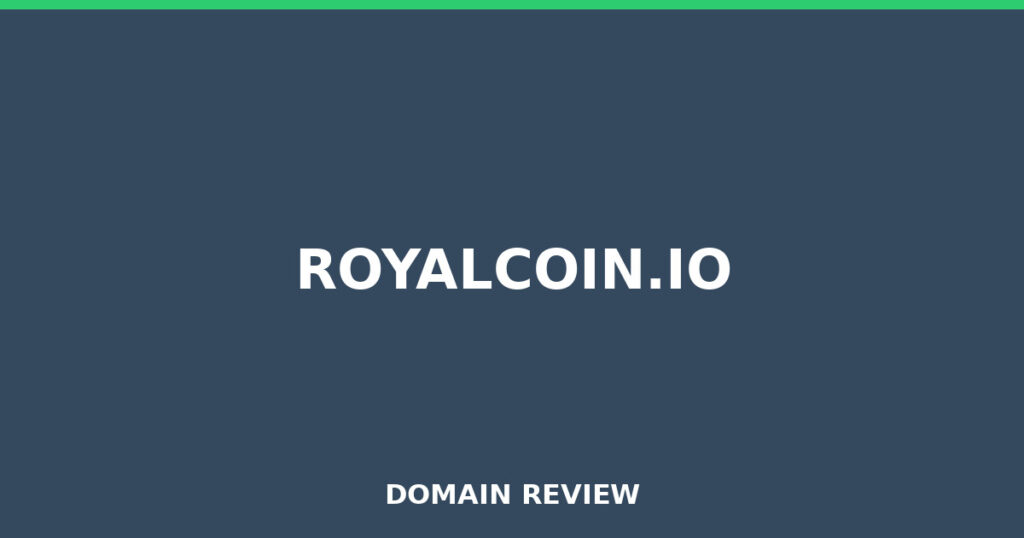 ROYALCOIN.IO review 2025 - Domain review placeholder image for royalcoin.io