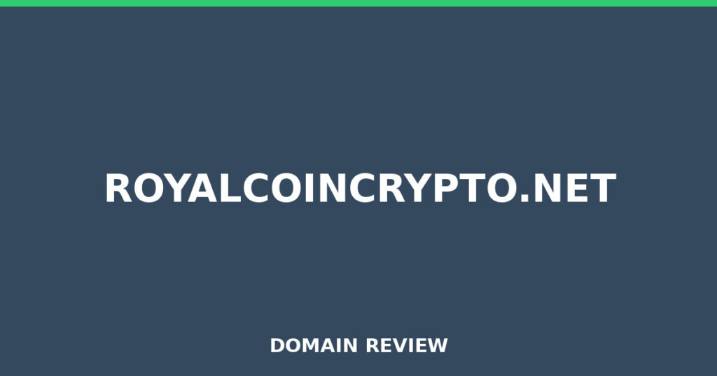 ROYALCOINCRYPTO.NET review 2025 - Domain review placeholder image for royalcoincrypto.net