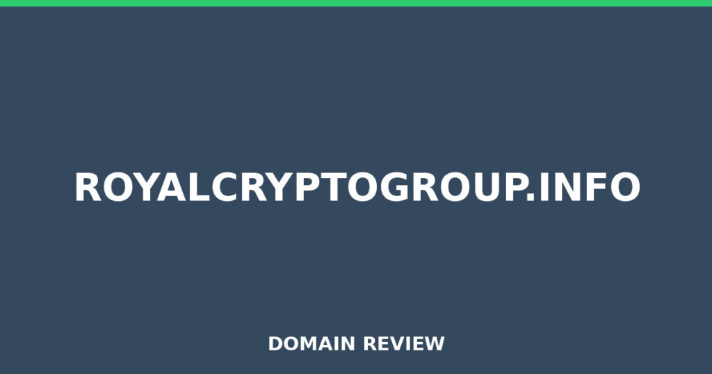ROYALCRYPTOGROUP.INFO review 2025 - Domain review placeholder image for royalcryptogroup.info