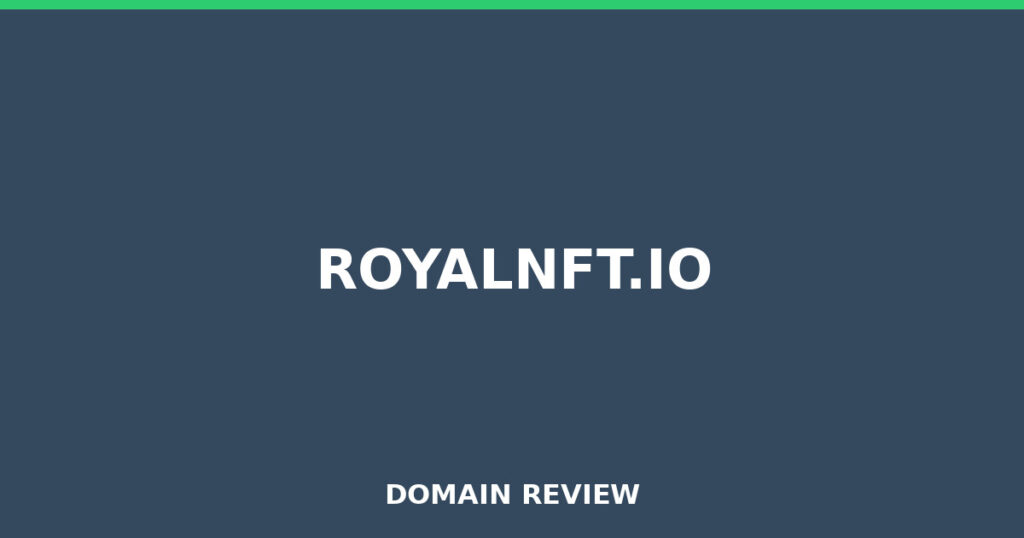 ROYALNFT.IO review 2025 - Domain review placeholder image for royalnft.io