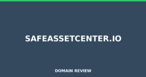 safeassetcenter.io 2025 Review – Legitimacy Check