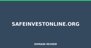safeinvestonline.org 2025 Review – Legitimacy Check