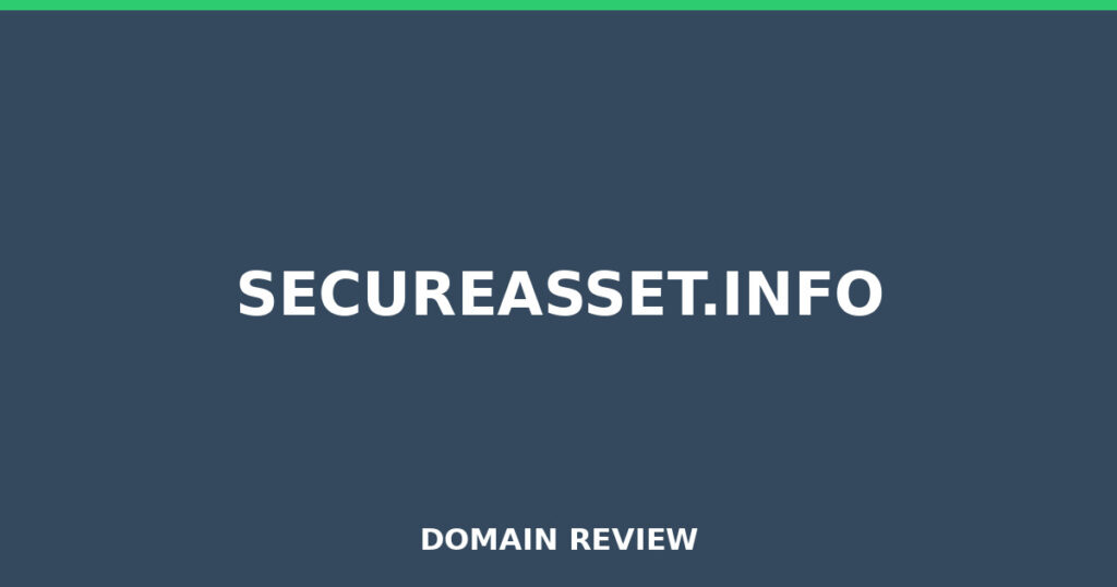SECUREASSET.INFO review 2025 - Domain review placeholder image for secureasset.info