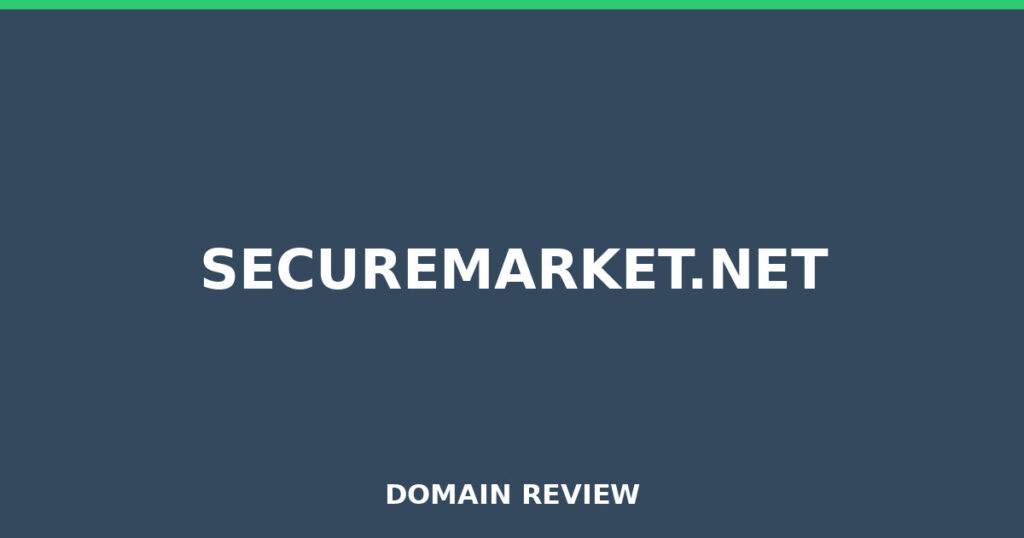 SECUREMARKET.NET review 2025 - Domain review placeholder image for securemarket.net