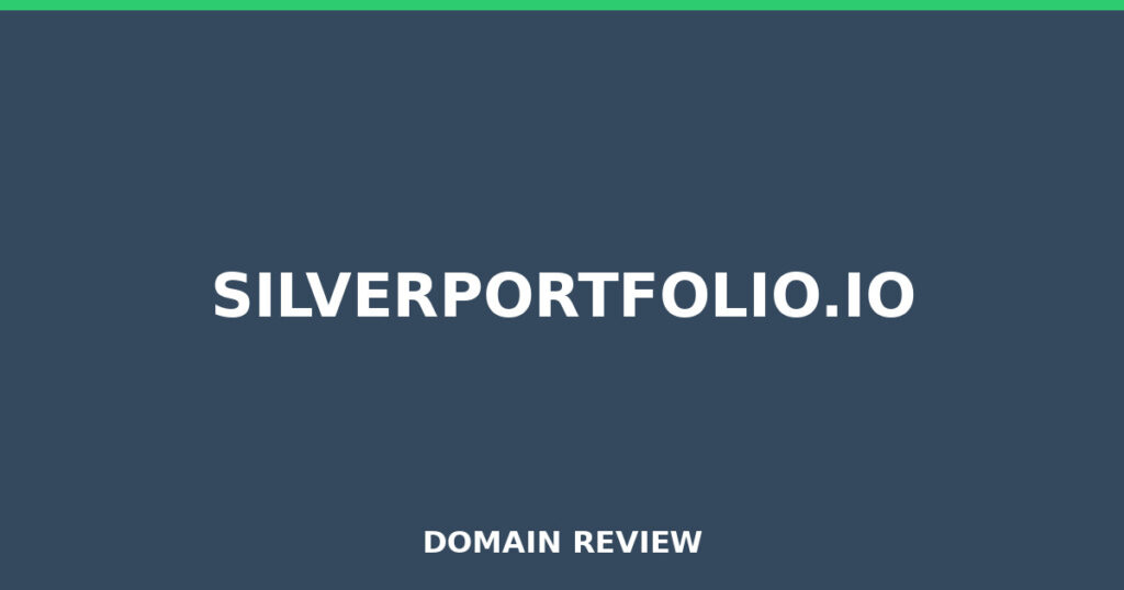 SILVERPORTFOLIO.IO review 2025 - Domain review placeholder image for silverportfolio.io