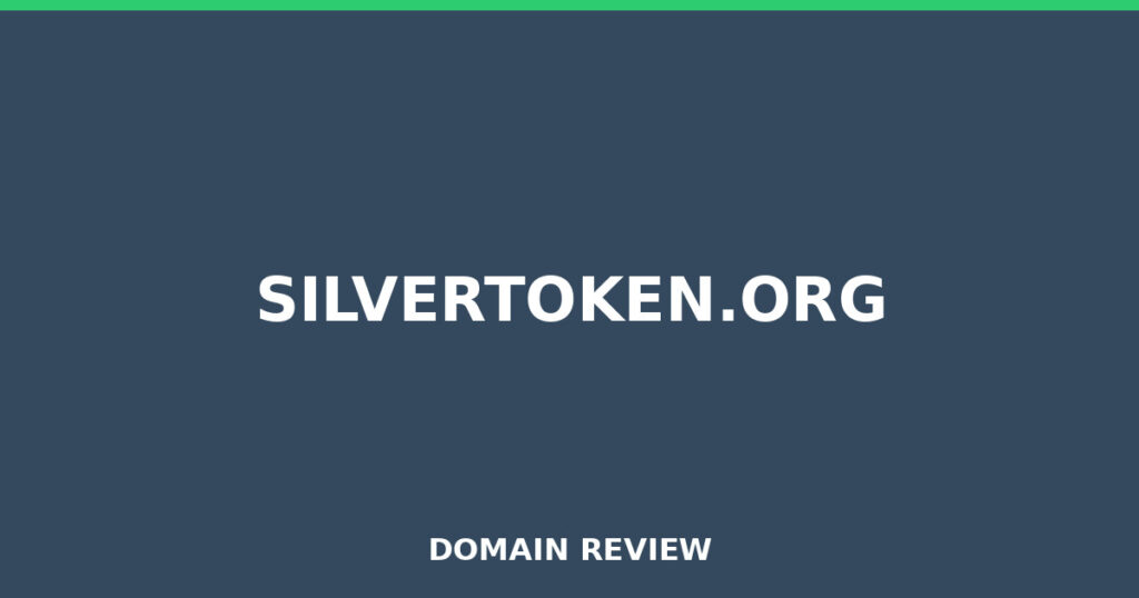 SILVERTOKEN.ORG review 2025 - Domain review placeholder image for silvertoken.org