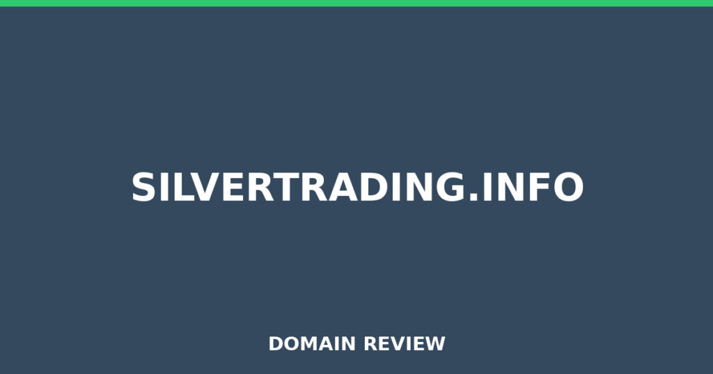 SILVERTRADING.INFO review 2025 - Domain review placeholder image for silvertrading.info