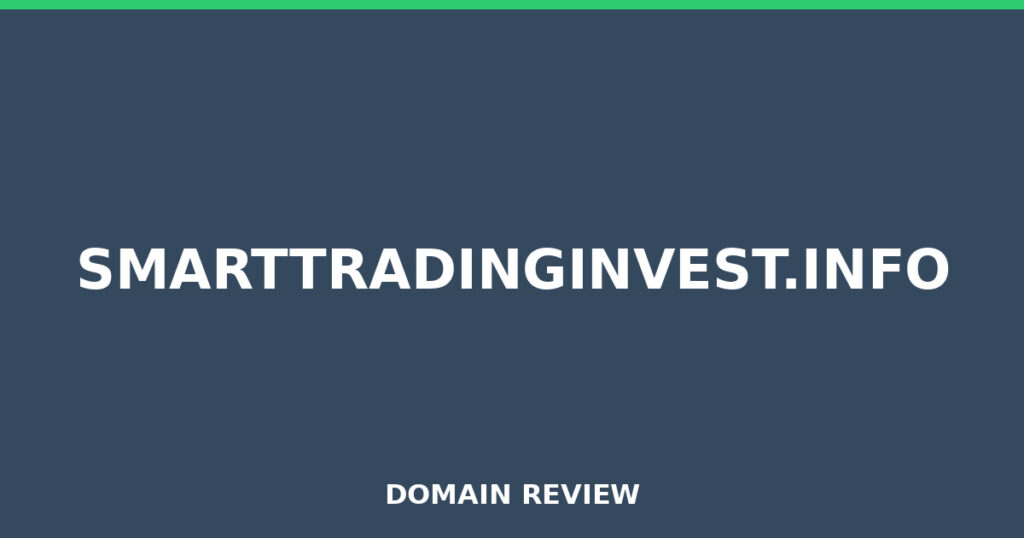 SMARTTRADINGINVEST.INFO review 2025 - Domain review placeholder image for smarttradinginvest.info