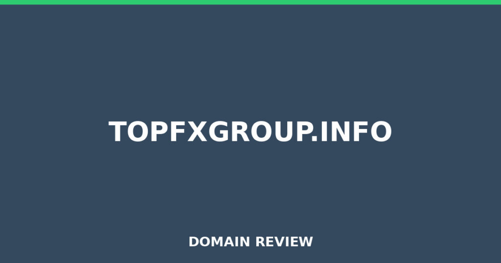 TOPFXGROUP.INFO review 2025 - Domain review placeholder image for topfxgroup.info