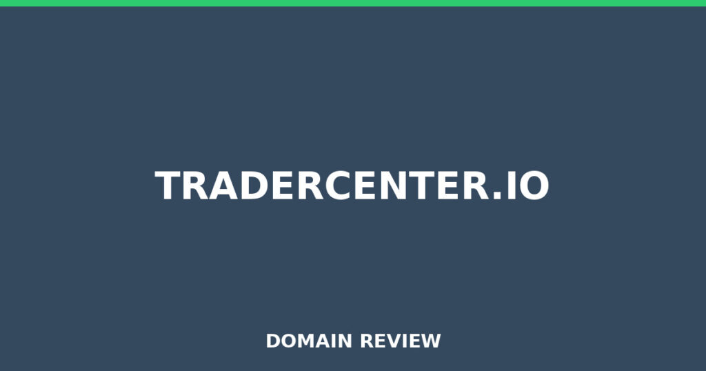 TRADERCENTER.IO review 2025 - Domain review placeholder image for tradercenter.io