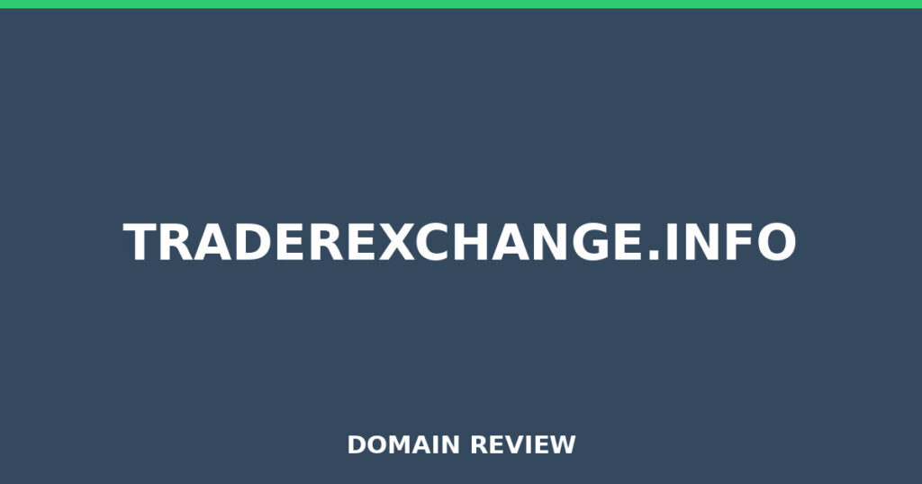 TRADEREXCHANGE.INFO review 2025 - Domain review placeholder image for traderexchange.info