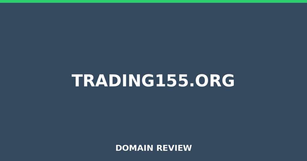 TRADING155.ORG review 2025 - Domain review placeholder image for trading155.org