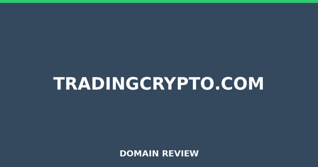 TRADINGCRYPTO.COM review 2025 - Domain review placeholder image for tradingcrypto.com
