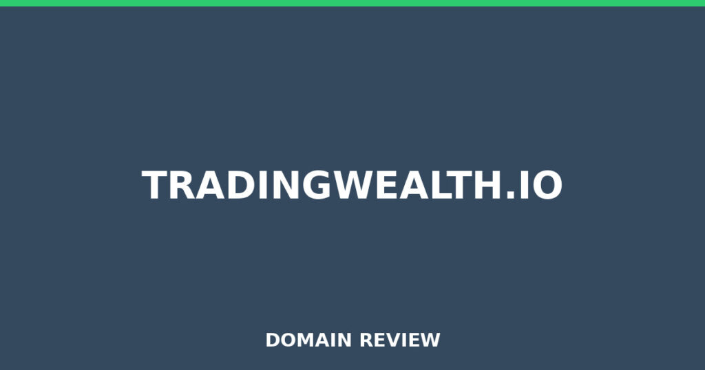 TRADINGWEALTH.IO review 2025 - Domain review placeholder image for tradingwealth.io