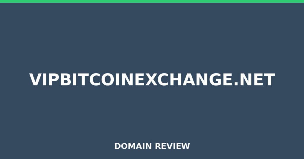VIPBITCOINEXCHANGE.NET review 2025 - Domain review placeholder image for vipbitcoinexchange.net