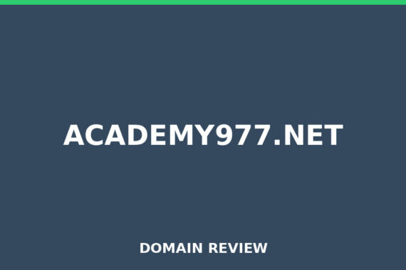 ACADEMY977.NET review 2026 - Domain review placeholder image for academy977.net