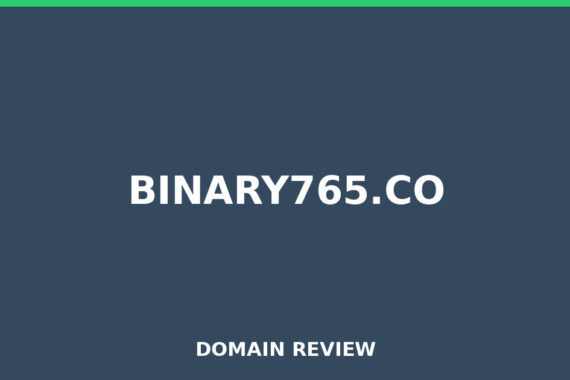 BINARY765.CO review 2026 - Domain review placeholder image for binary765.co