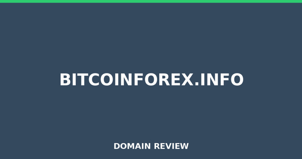 BITCOINFOREX.INFO review 2026 - Domain review placeholder image for bitcoinforex.info