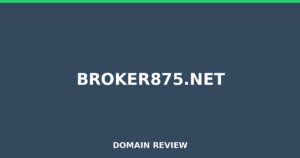 broker875.net 2026 Review – Legitimacy Check