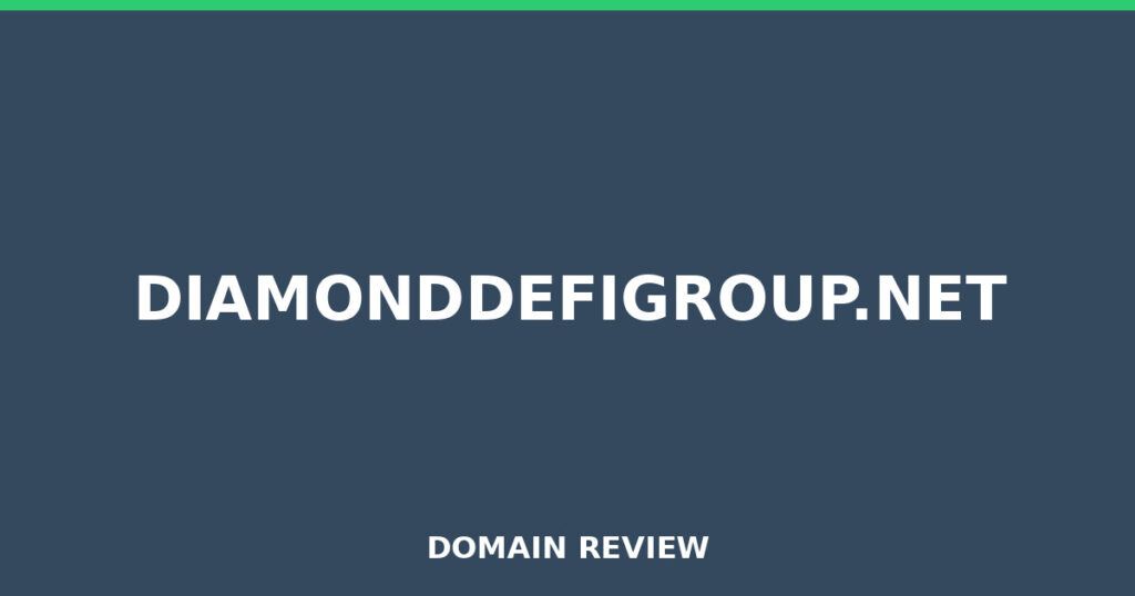 DIAMONDDEFIGROUP.NET review 2026 - Domain review placeholder image for diamonddefigroup.net