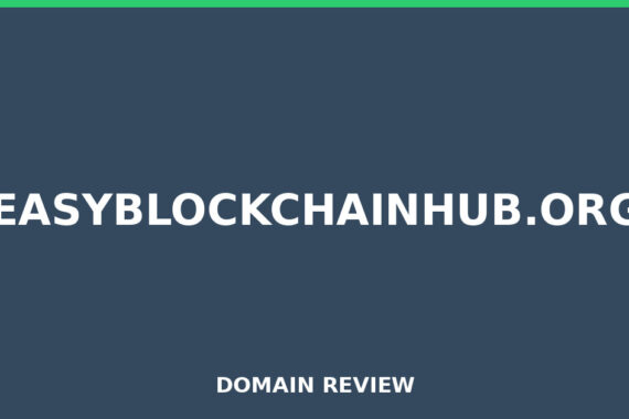 EASYBLOCKCHAINHUB.ORG review 2026 - Domain review placeholder image for easyblockchainhub.org