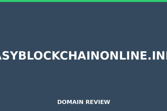 EASYBLOCKCHAINONLINE.INFO review 2026 - Domain review placeholder image for easyblockchainonline.info