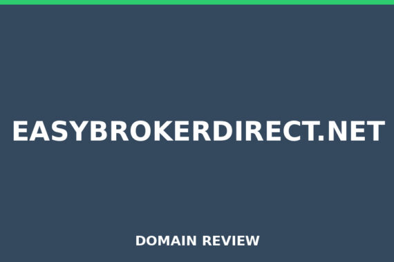 EASYBROKERDIRECT.NET review 2026 - Domain review placeholder image for easybrokerdirect.net