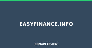 easyfinance.info 2026 Review – Legitimacy Check
