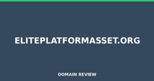 eliteplatformasset.org 2026 Review – Legitimacy Check
