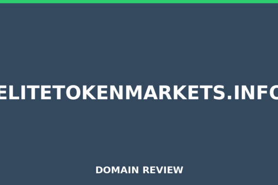 ELITETOKENMARKETS.INFO review 2026 - Domain review placeholder image for elitetokenmarkets.info