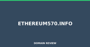 ethereum570.info Review 2026 – Detailed Analysis