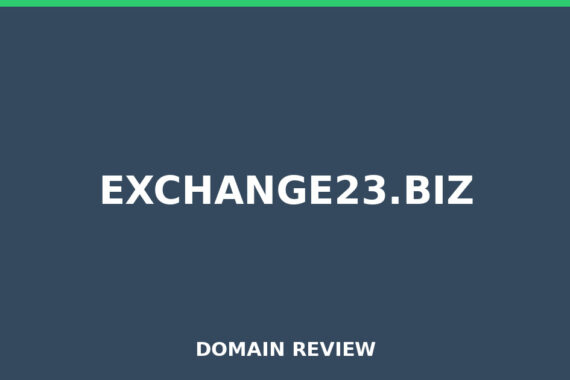 EXCHANGE23.BIZ review 2026 - Domain review placeholder image for exchange23.biz