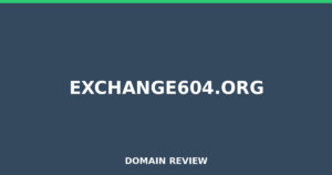 exchange604.org Review 2026 – Detailed Analysis