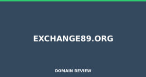 exchange89.org 2026 Review – Legitimacy Check